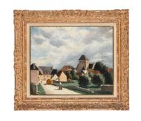 FRENCH SCHOOL (20TH CENTURY), A VIEW OF SALVIAC