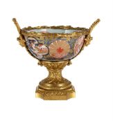 AN ORMOLU-MOUNTED IMARI BOWL, FRENCH, 19TH CENTURY