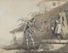 ATTRIBUTED TO JOHN AUGUSTUS ATKINSON (BRITISH 1775-1830), SCENE FROM DON QUIXOTE