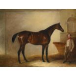 JOHN E. FERNELEY SENIOR (BRITISH 1782-1860), 'ZOHRAB' WITH HIS GROOM