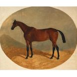 HENRY A. WOOLLETT (BRITISH FL.1851-1873), A HORSE IN A STABLE