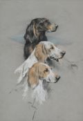 ARTHUR WARDLE (BRITISH 1864-1949), THREE GUN DOGS