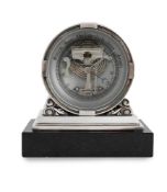 JOHAN ROHNE (DANISH, 1856-1935), FOR GEORG JENSEN, BAROMETER, MODEL NO. 596, 1925-32