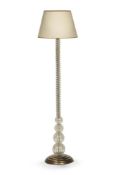 BAROVIER & TOSO (ITALIAN), FLOOR LAMP; CIRCA 1950