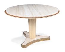 OSVALDO BORSANI (ITALIAN, 1911-1985) ATTRIBUTED; CIRCULAR TABLE; MID-20TH CENTURY