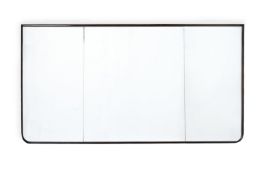 A MODERN WALL MIRROR OF RECENT MANUFACTURE