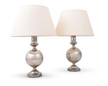 FRENCH A PAIR OF TABLE LAMPS; EARLY 20TH CENTURY