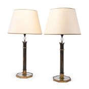 FRENCH, PAIR OF TABLE LAMPS; CIRCA 1960