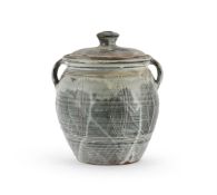 λ CLIVE BOWEN (WELSH, B.1943), LARGE LIDDED POT; CIRCA 1965