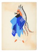 λ ERTÉ (FRENCH, 1892-1990), 'IT'S IN THE BAG; HOMME MASQUÉ' COSTUME DESIGN; 1937