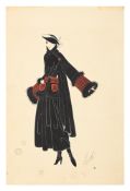 λ ERTÉ (FRENCH, 1892-1990), ‘TELLE QUE JE LA VOIS’ FASHION DESIGN; CIRCA 1920
