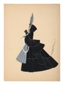 λ ERTÉ (FRENCH, 1892-1990), 'MANON; CHOEUR DES DE'VOTES' COSTUME DESIGN; 1938/1939