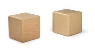MARTIN SZEKELY (FRENCH, B.1956), A PAIR OF CUBE STOOLS/SIDE TABLES, 21ST CENTURY