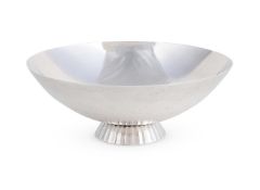 SIGVARD BERNADOTTE (SWEDISH, 1907-2002), FOR GEORG JENSEN, FOOTED BOWL, MODEL NO. 823, 1945-51