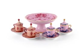 GIO PONTI (ITALIAN,1891-1979), FOR RICHARD GINORI (ITALIAN, FD. 1735), TWO PAIRS OF ESPRESSO SETS