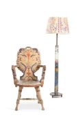 NORWEGIAN, A FOLK ART ARMCHAIR, LATE 18TH/EARLY 19TH CENTURY