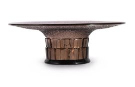 DAUM NANCY, FOOTED BOWL; CIRCA 1930