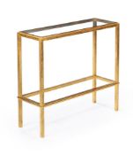 VEERE GRENNEY ASSOCIATES (BRITISH), SLIM CONSOLE TABLE; 21ST CENTURY