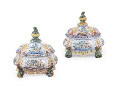 FRENCH BAROQUE STYLEA PAIR OF BONBONNIÈRES