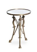 A FRENCH GILT BRONZE GUERIDON, IN THE CLASSICAL POMPEIAN STYLE, MODERN