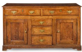 A GEORGE III ELM DRESSER, LATE 18TH CENTURY