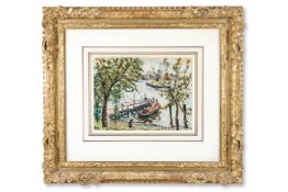 λ PAUL LUCIEN MAZE (FRENCH/BRITISH 1887-1979), L'EMBARCADERE