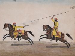 DELHI SCHOOL, ARTIST WORKING FOR LIEUTENANT-COLONEL SKINNER (CIRCA 1824), SIX WATERCOLOURS