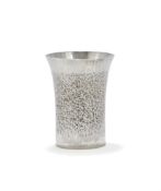 LESLIE GORDON DURBIN, A SILVER TEXTURED BEAKER, LONDON 1981