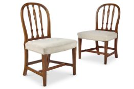 A PAIR OF GEORGE III MAHOGANY CHAIRS, ATTRIBUTED TO GILLOWS, CIRCA 1790