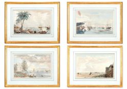 AFTER JAMES BAILLIE FRASER (BRTISH 1783-1856), FOUR VIEWS OF CALCUTTA, INDIA AND ITS ENVIRONS
