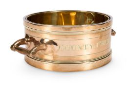 A WILLIAM IV COUNTY OF WORCESTER 'IMPERIAL PECK' BRONZE MEASURE, EARLY 19TH CENTURY