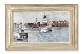 λ ALFRED DANIELS (BRITISH 1924-2015), ST. PAULS ACROSS THE THAMES