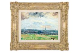 λ PAUL LUCIEN MAZE (FRENCH/BRITISH 1887-1979), TOWARDS PARIS FROM THE SEINE