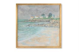 λ ROGER DE GREY (BRITISH 1918-1995), RAINY COASTAL LANDSCAPE