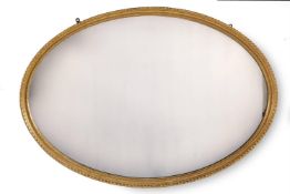 A GILTWOOD MIRROR, OF GEORGE III STYLE, CIRCA 1900