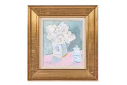 λ JOHN PAWLE (BRITISH 1915-2010), STILL LIFE OF ROSES
