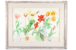 λ ELIZABETH BLACKADDER (BRITISH 1931-2021), EARLY TULIPS