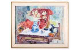 λ MARGRET THOMAS (BRITISH 1916-2016), THE TABLE TOP