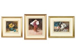 HERCULES BRABAZON BRABAZON (BRITISH 1821-1906), THREE STILL LIFES