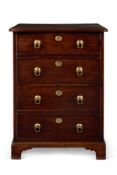 A GEORGE III MAHOGANY BEDSIDE COMMODE, CIRCA 1760