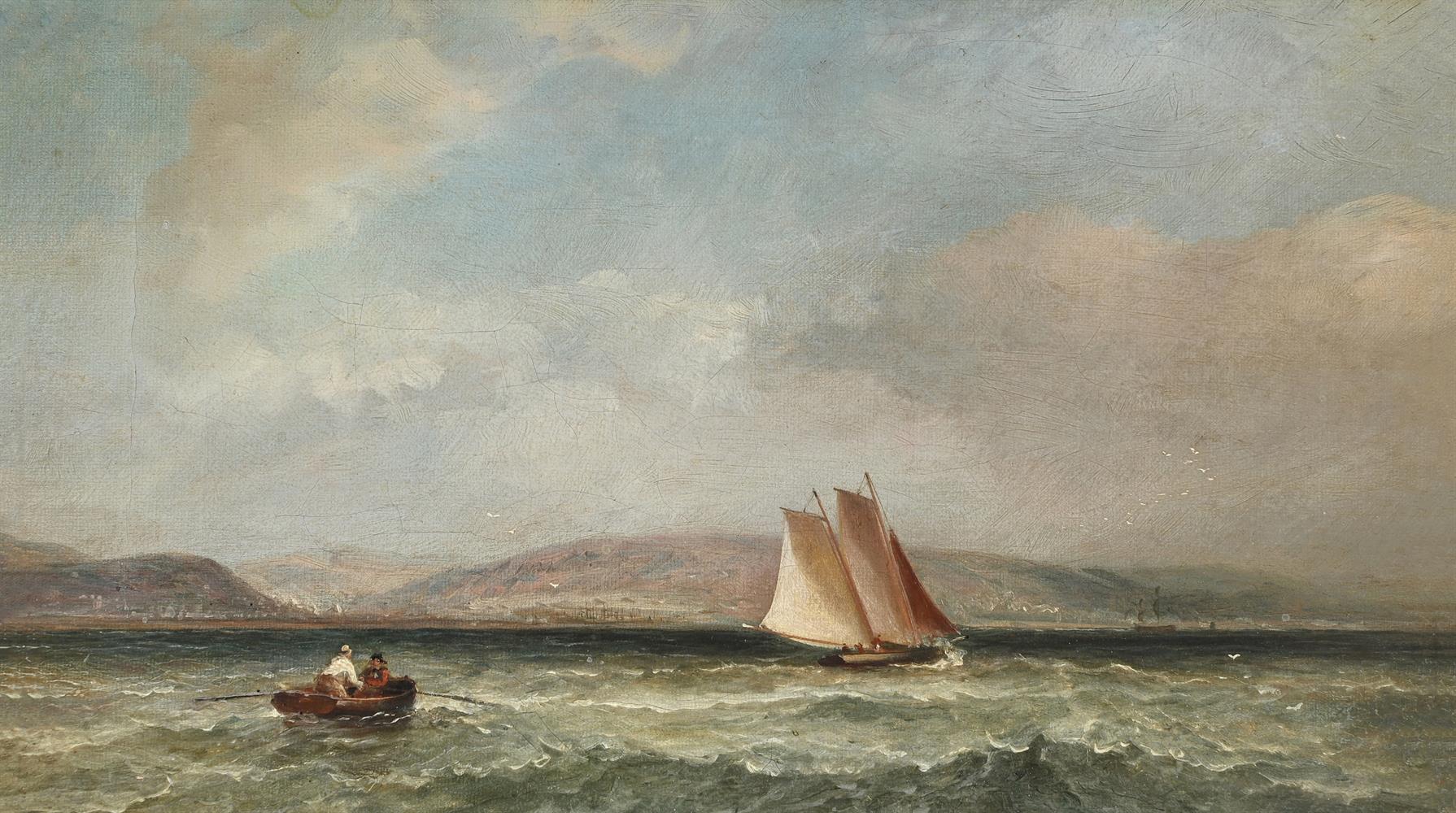 CIRCLE OF ABRAHAM HULK SENIOR (BRITISH 1813-1897), SEASCAPE WITH A VESSEL SAILING OFFSHORE - Image 2 of 3
