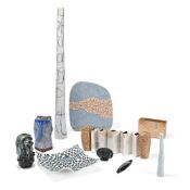 A GROUP OF TEN VARIOUS STUDIO AND DECORATIVE WARES, MODERN
