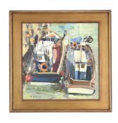 λ NICK BOTTING (BRITISH B. 1963), BOATS AT WHITSTABLE