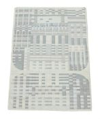 A SWEDISH DESIGN HANDWOVEN FLATWEAVE RUG, OF RECENT MANUFACTURE