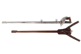 A GEORGE V 1897 PATTERN INFANTRY OFFICERS DRESS SWORD AND SCABBARD