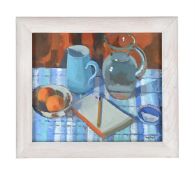 λ BELLA TAYLOR (BRITISH 20TH CENTURY), ORANGE AND BLUE