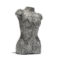 A FEMALE TORSO BUST TABLE LAMP, MODERN