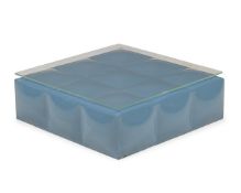 ROCHE BOBOIS, A BLUE MAH JONG LOW COFFEE TABLE, MODERN