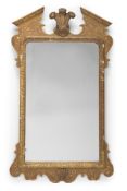 A GILT AND GESSO MIRROR, IN GEORGE II STYLE, EARLY 20TH CENTURY