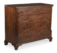 A LARGE GEORGE III MAHOGANY CHEST OF DRAWERS, LANCASHIRE, CIRCA 1785